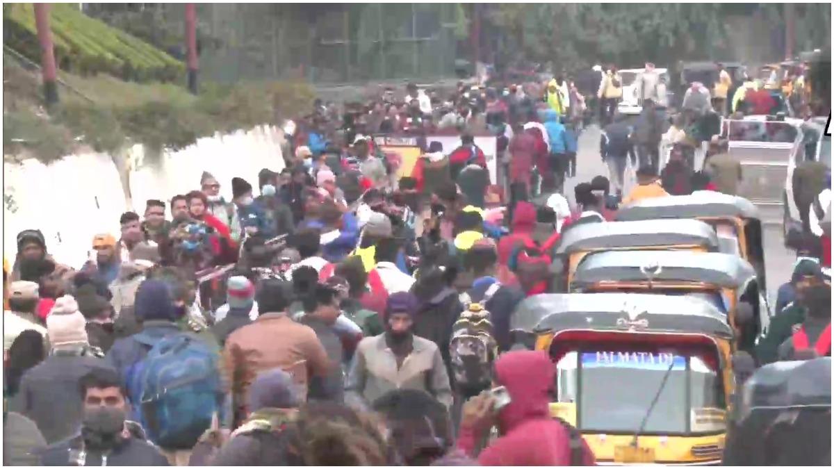 वैष्णो देवी यात्रा की सुबह की तस्वीर