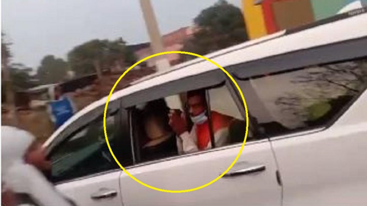 ग्रामीणों ने बीजेपी नेता को खदेड़ा