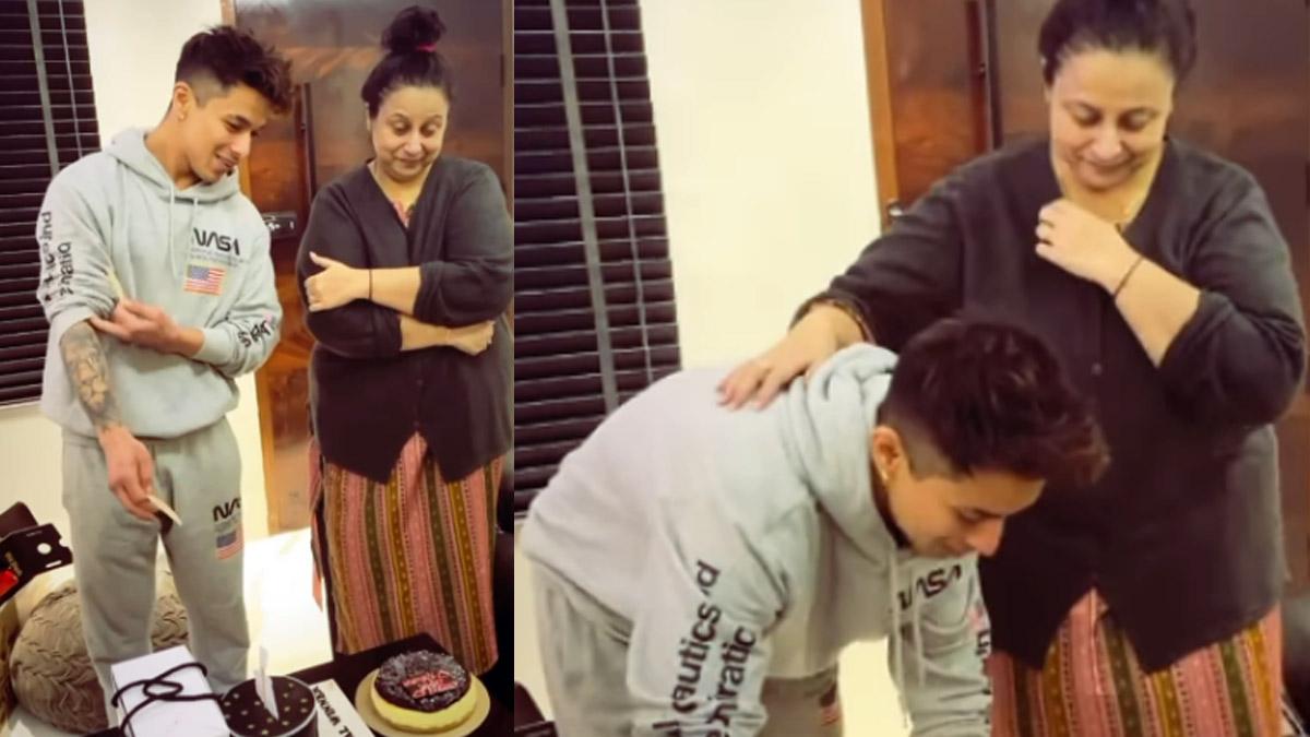 मां का आर्शिवाद लेते हुए Pratik Sehajpal ने काटा केक, शेयर किया वीडियो