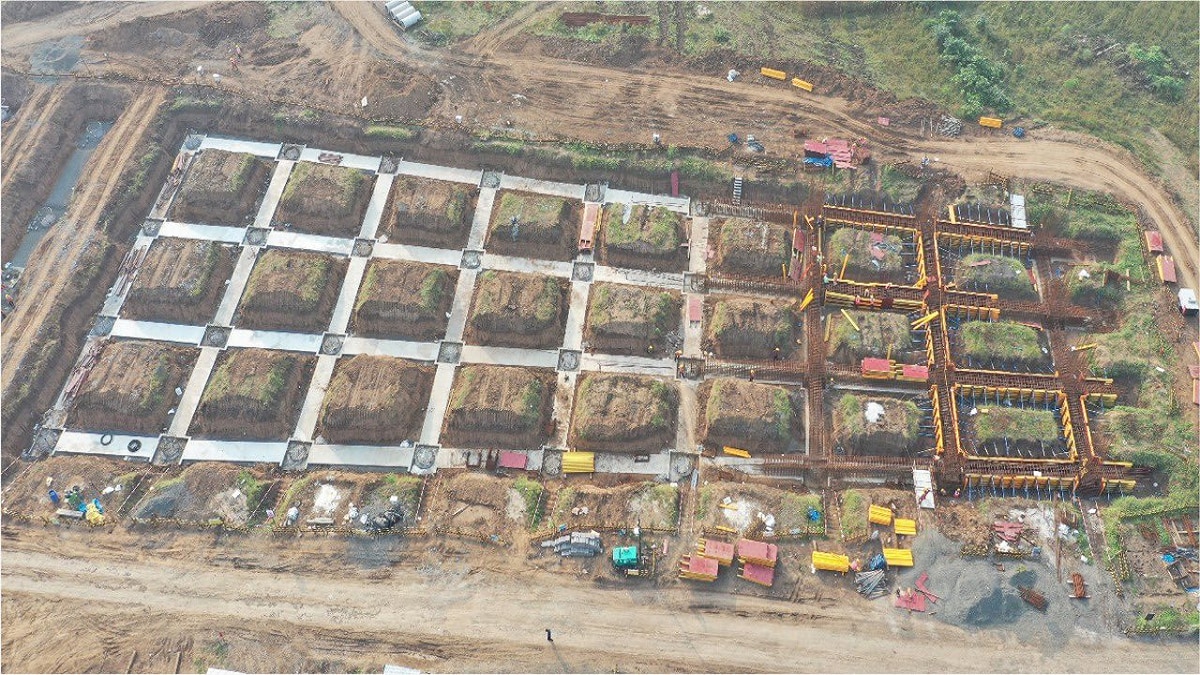 Surat Bullet Train station graphical representation 