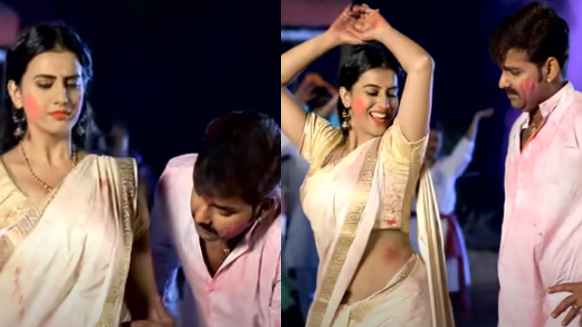 अक्षरा सिंह, खेसारी लाल यादव