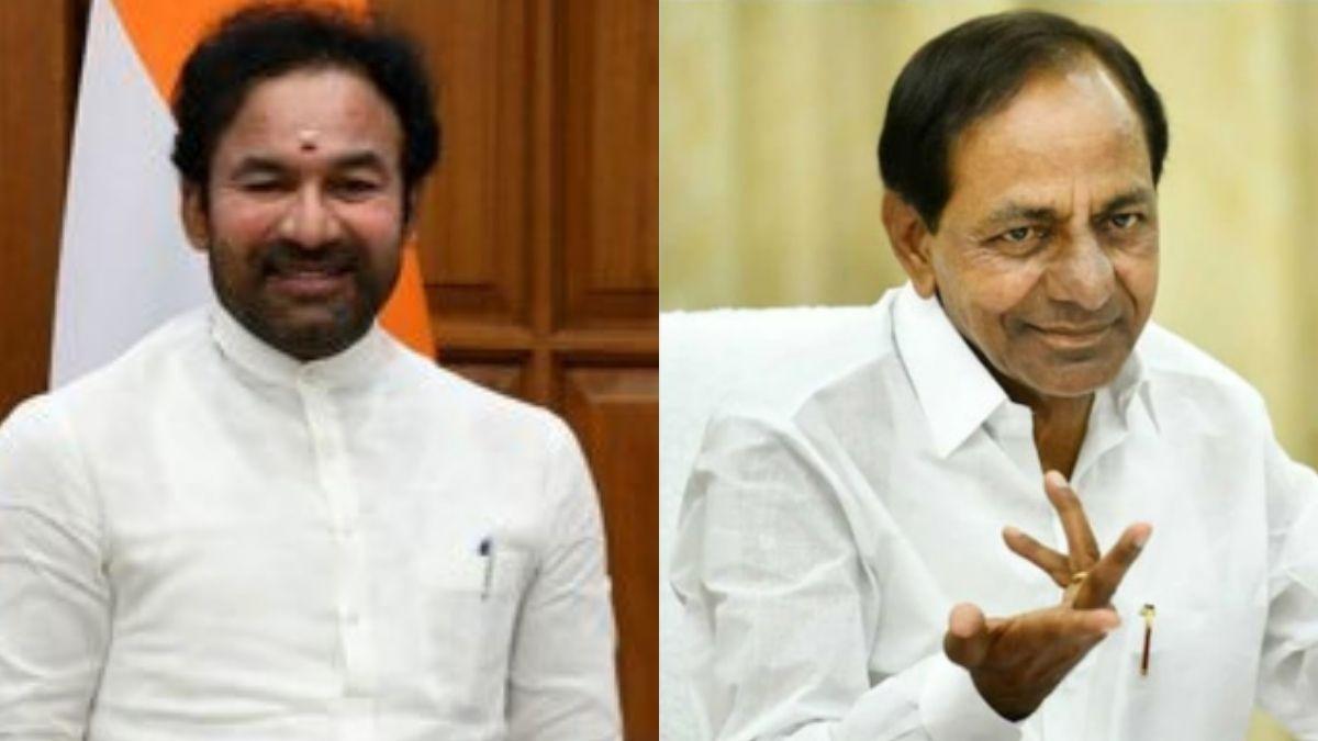 केंद्रीय मंत्री जी किशन रेड्डी और तेलंगाना के सीएम केसीआर (फाइल फोटो)