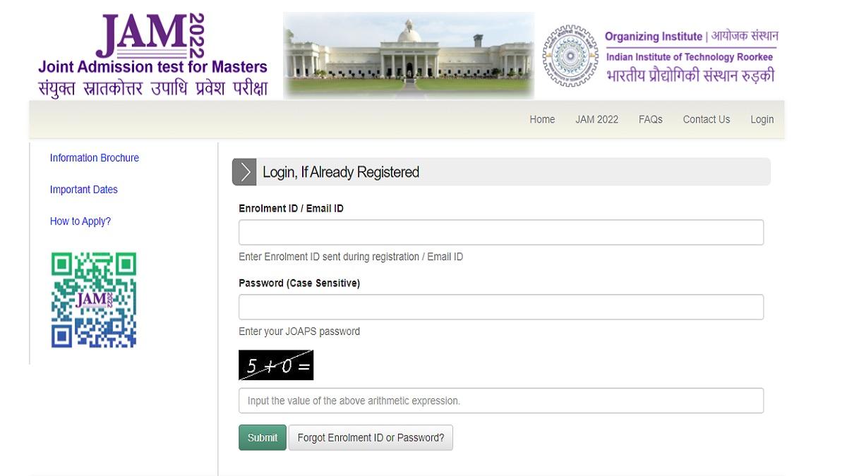 IIT JAM 2022 Admit Card: