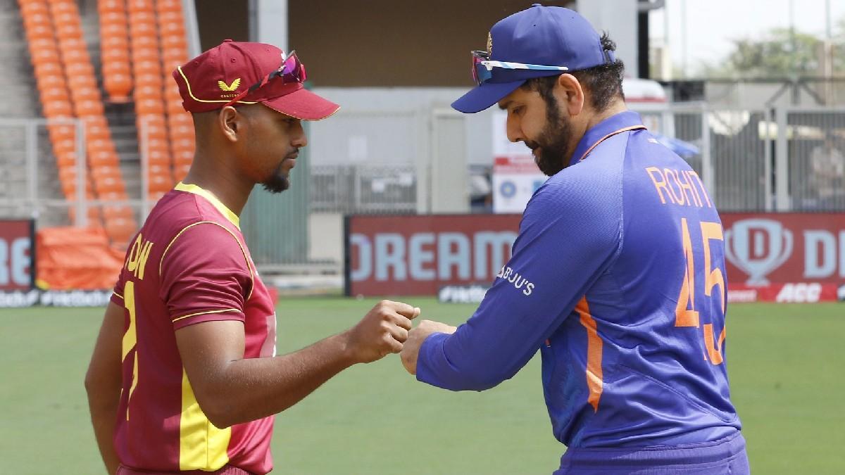 Rohit Sharma and Nicholas Pooran (Twitter/BCCI)