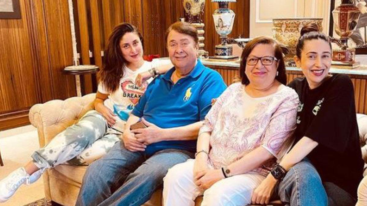 करीना कपूर-रणधीर कपूर और फैमिली 