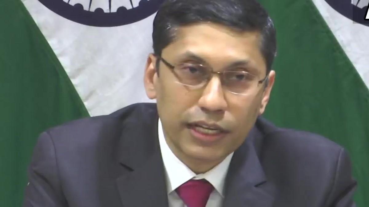 विदेश मंत्रायल के प्रवक्ता अरिंदम बागची. -फाइल फोटो