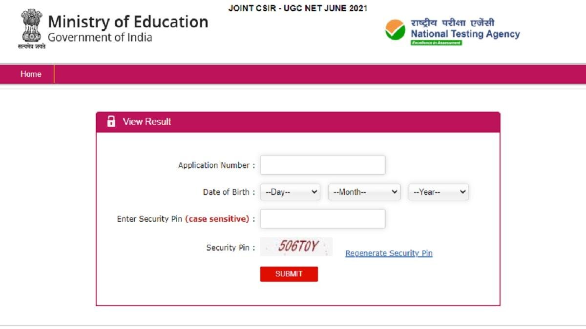 CSIR NET Result 2021 Declared: