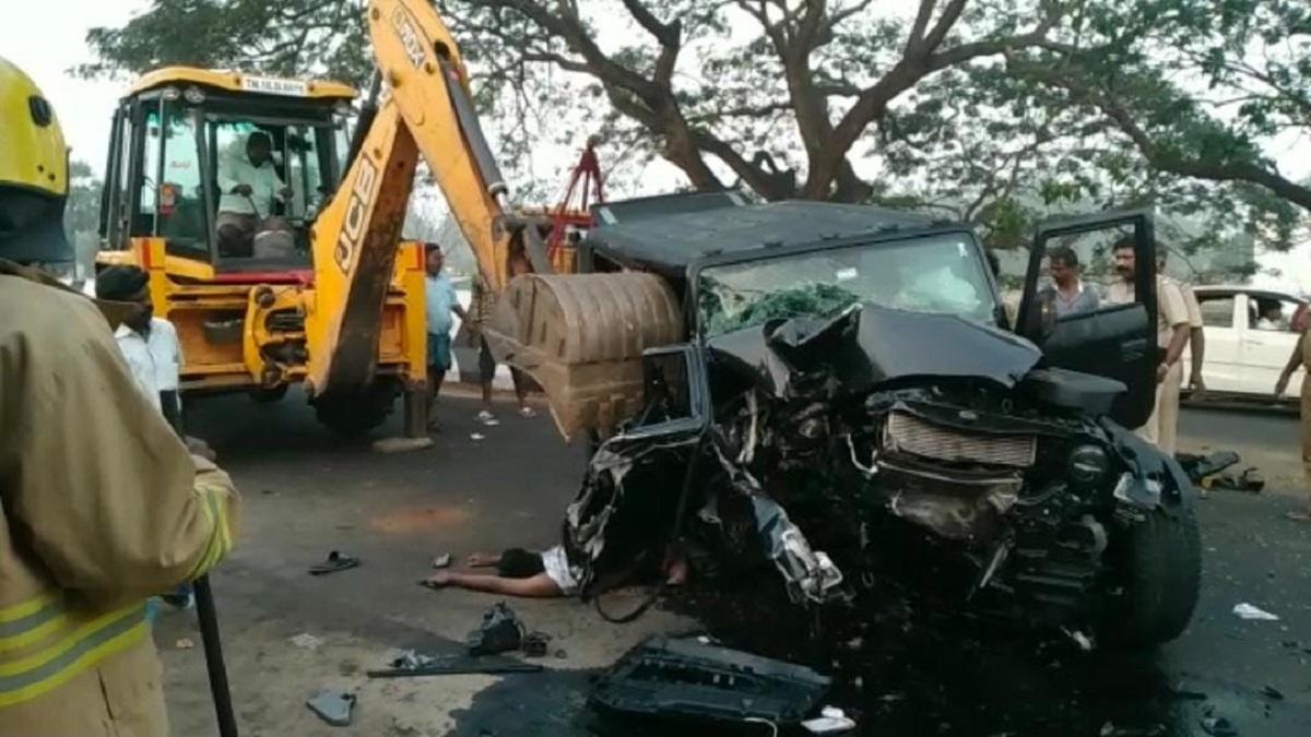 हादसे के बाद घटनास्थल की एक तस्वीर