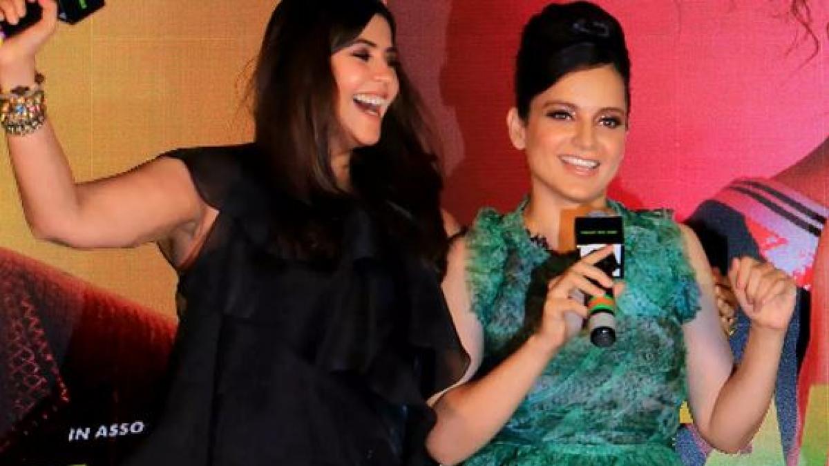 एकता कपूर संग कंगना रनौत