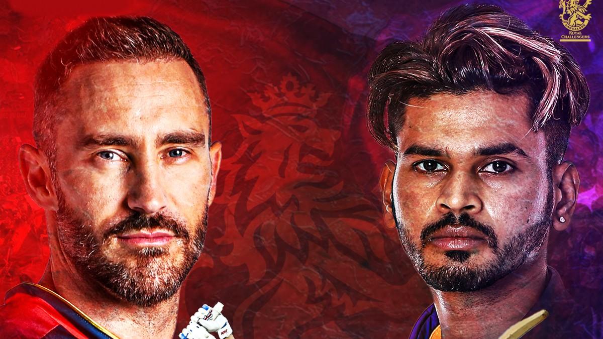 Faf du plessis vs Shreyas iyer (@RCB)