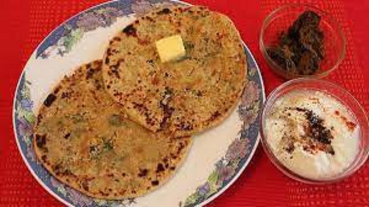 Mushroom Aloo Paratha Recipe