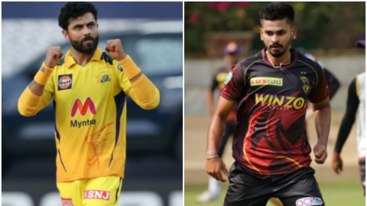 Ravindra Jadea and Shreyas Iyer