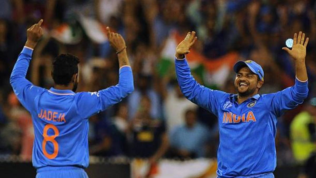 Suresh Raina with Ravindra Jadeja (Getty)