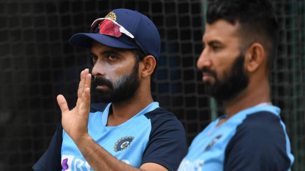 Ajinkya Rahane with Cheteshwar Pujara (Getty)