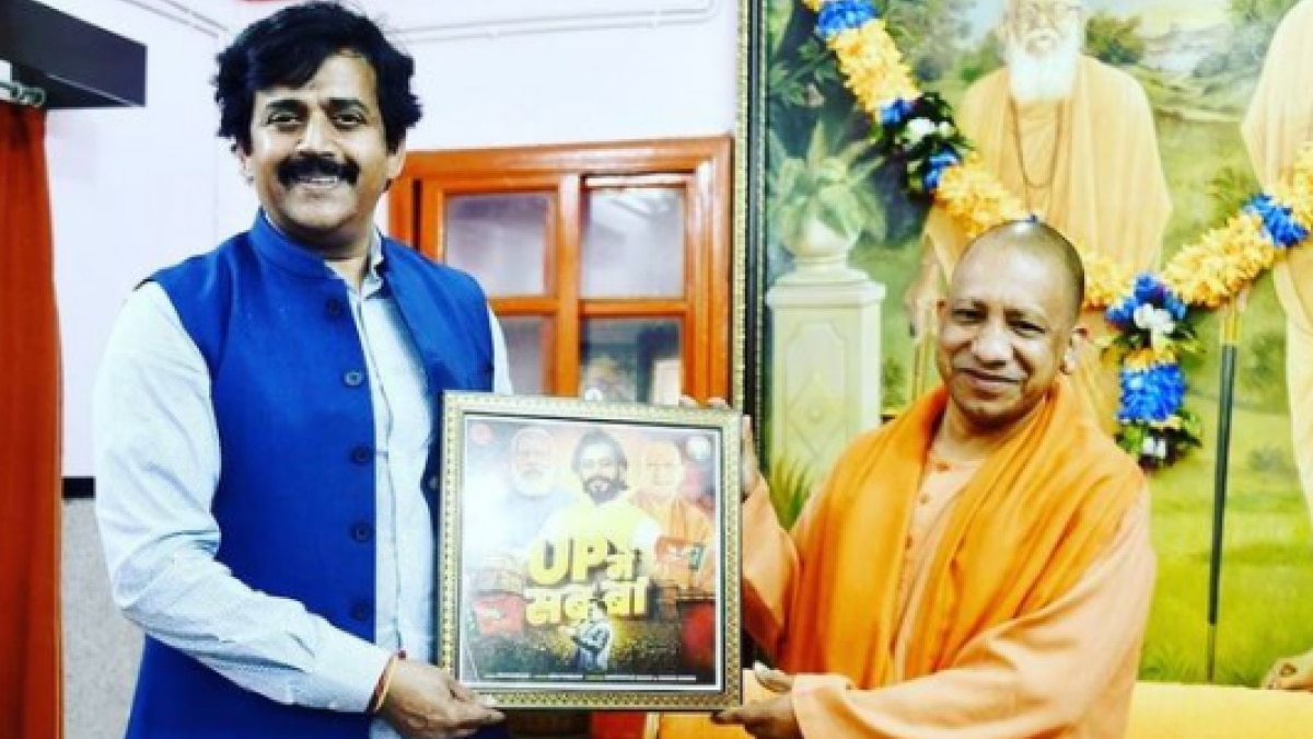 रवि किशन-योगी आदित्यनाथ