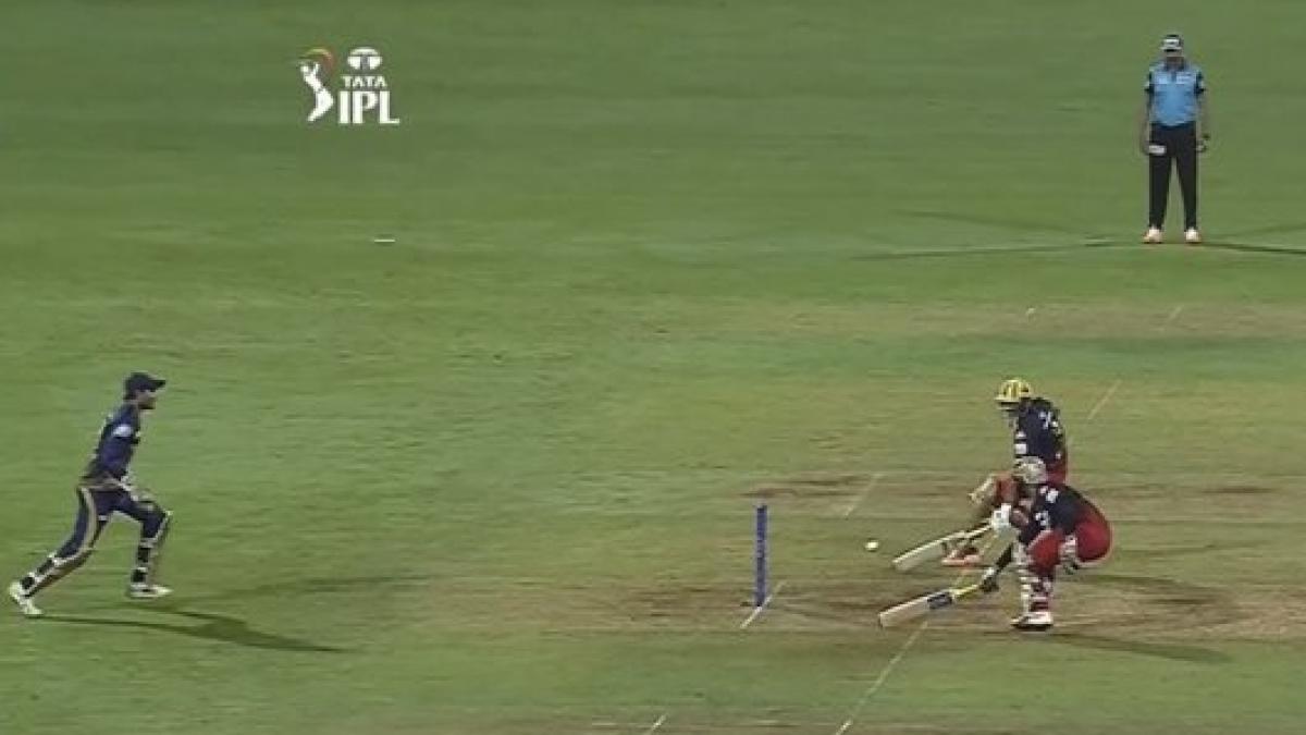 KKR Vs RCB: Runout Chance