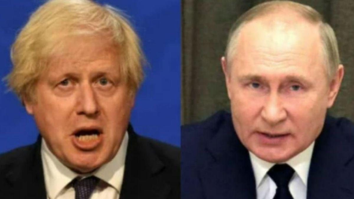 ब्रिटिश पीएम बोरिस जॉनसन और रूसी राष्ट्रपति पुतिन (फाइल फोटो)