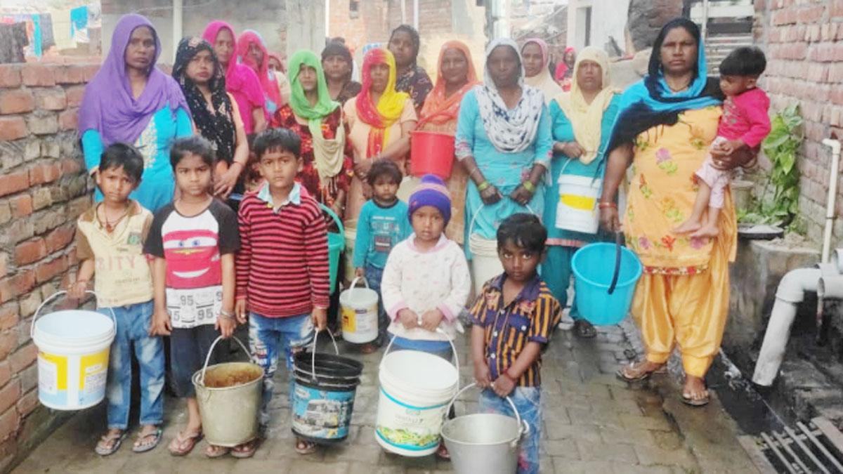 करनाल के हिनोरी डेरा गांव में खड़ा हुआ जल संकट 