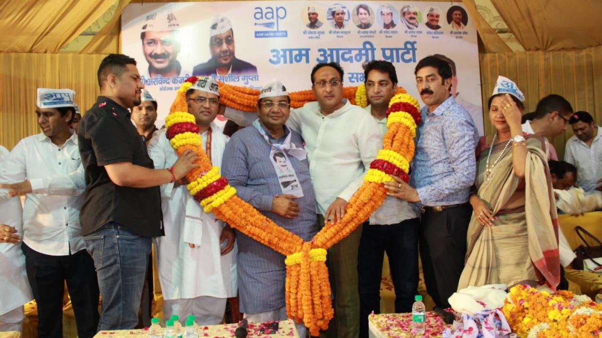 आप में शामिल हुए समाजसेवी विनोद नम्बरदार