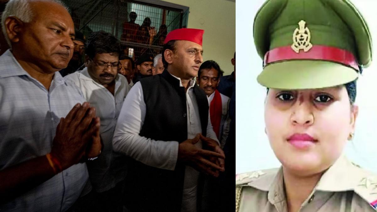 सपा अध्यक्ष अखिलेश यादव ने रविवार को महिला एसआई के परिवार से मुलाकात की.