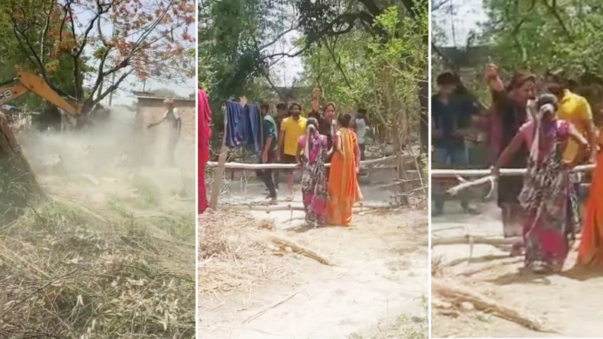 दलित की जमीन पर सपा महिला नेत्री ने चलवाया बुलडोजर!