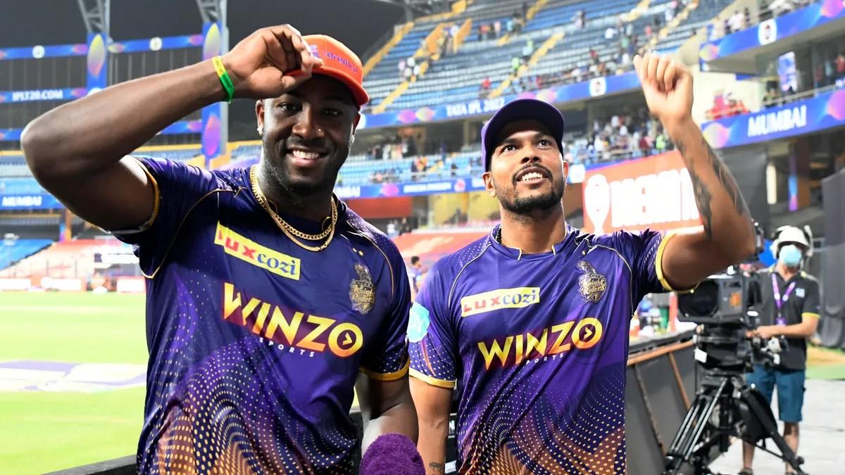 Andre russell and Umesh yadav (@IPL)
