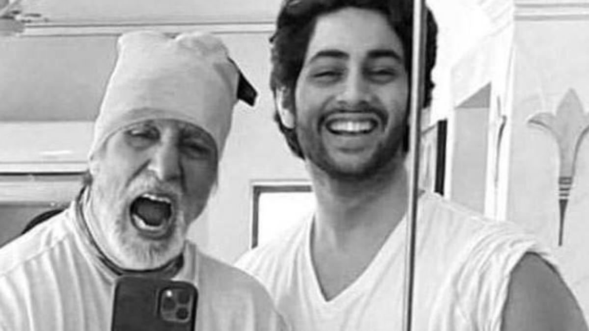 अमिताभ बच्चन संग अगस्त्य नंदा