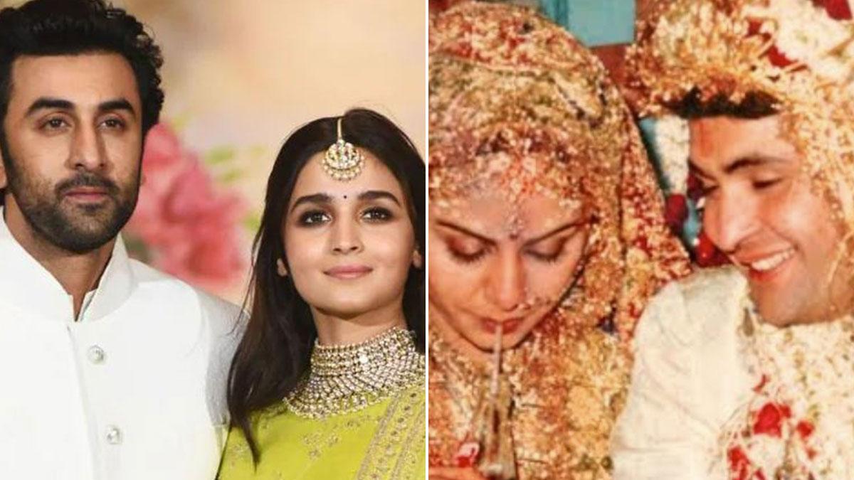 रणबीर कपूर, आलिया भट्ट, नीतू कपूर और ऋषि कपूर 