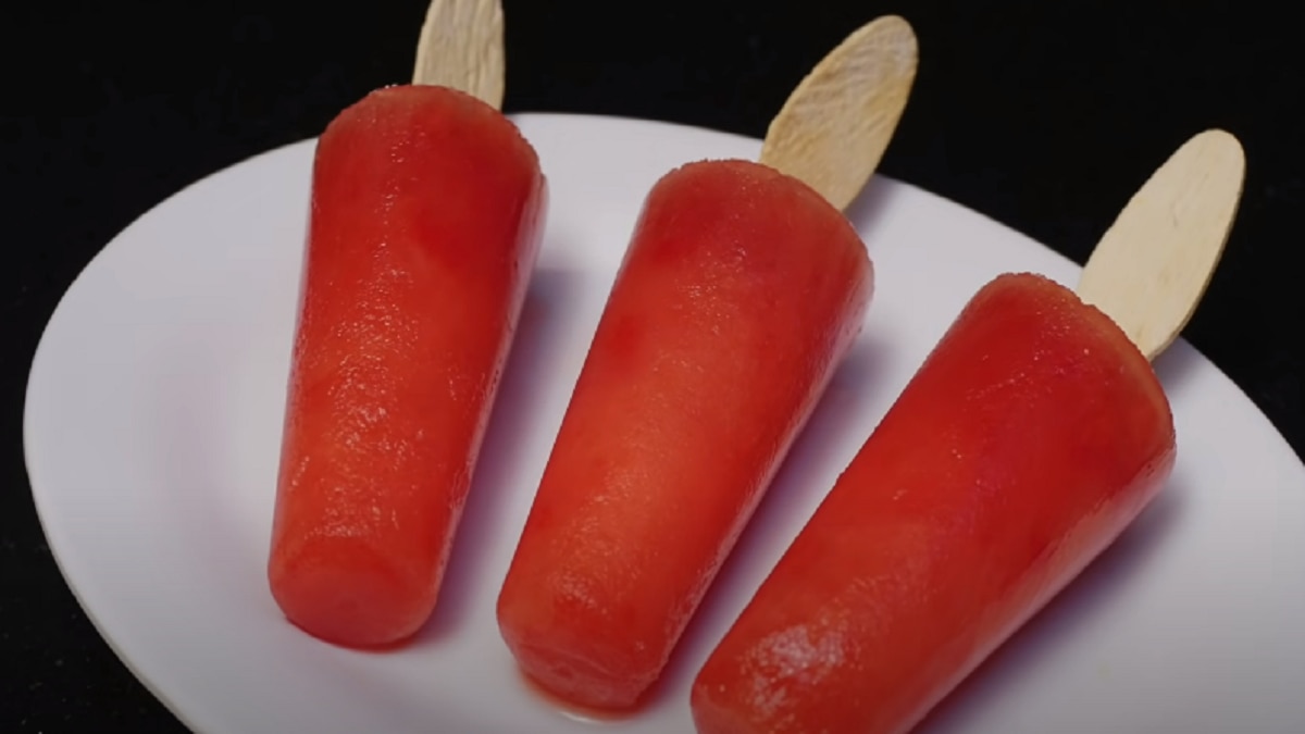 Watermelon Ice Cream Recipe In Hindi