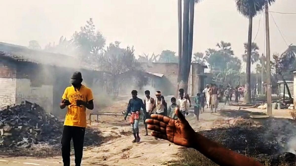 समस्तीपुर में लगी भीषण आग