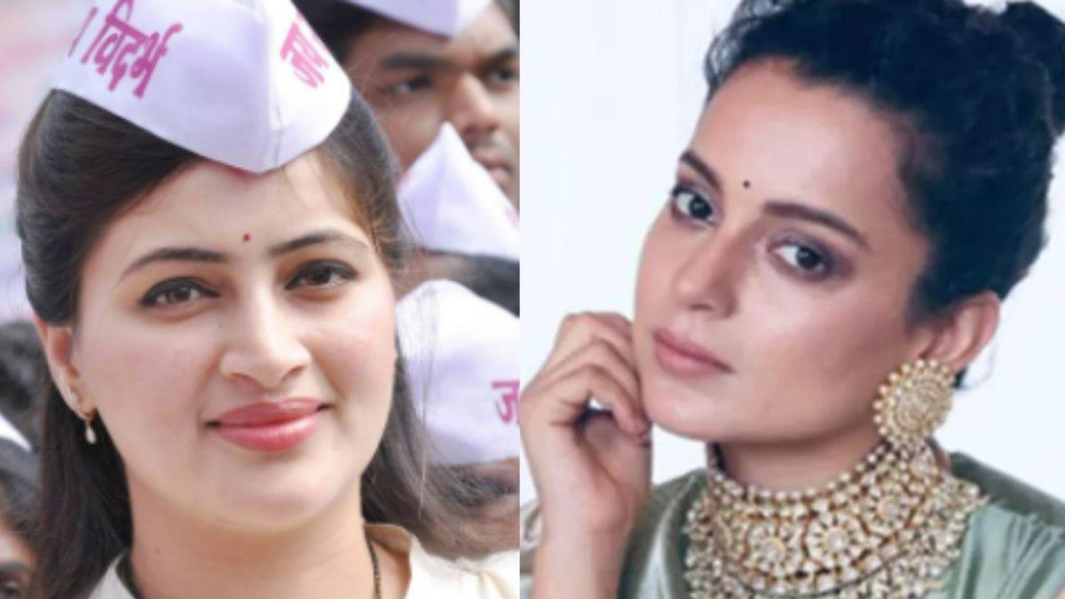 नवनीत राणा और कंगना रनौत (फाइल फोटो)