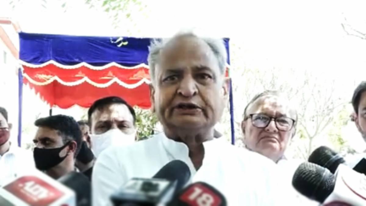 राजस्थान के मुख्यमंत्री अशोक गहलोत