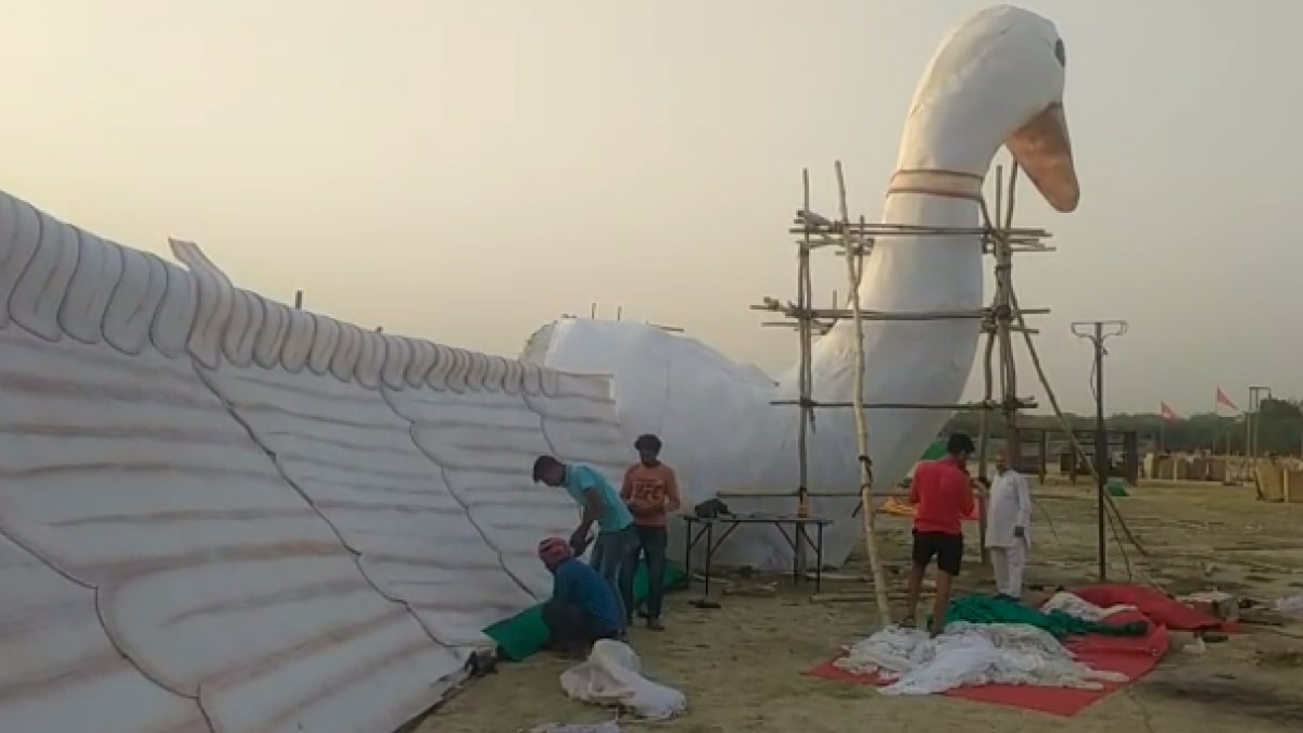 200 फीट का पुष्पक विमान बनाया जा रहा है