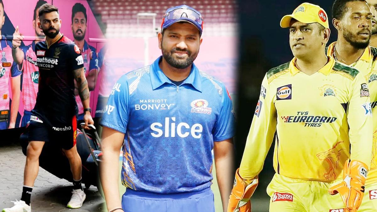 Virat Kohli, Rohit Sharma and MS Dhoni (@IPL)