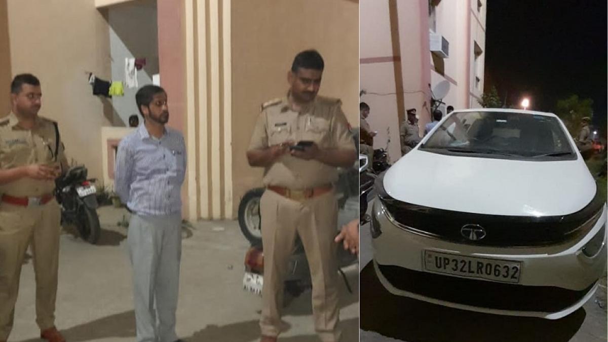 लैब टेक्नीशियन की कार में मिली लाश