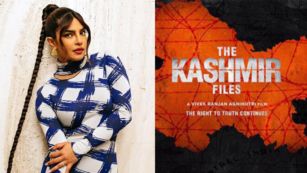प्रियंका चोपड़ा, द कश्मीर फाइल्स पोस्टर