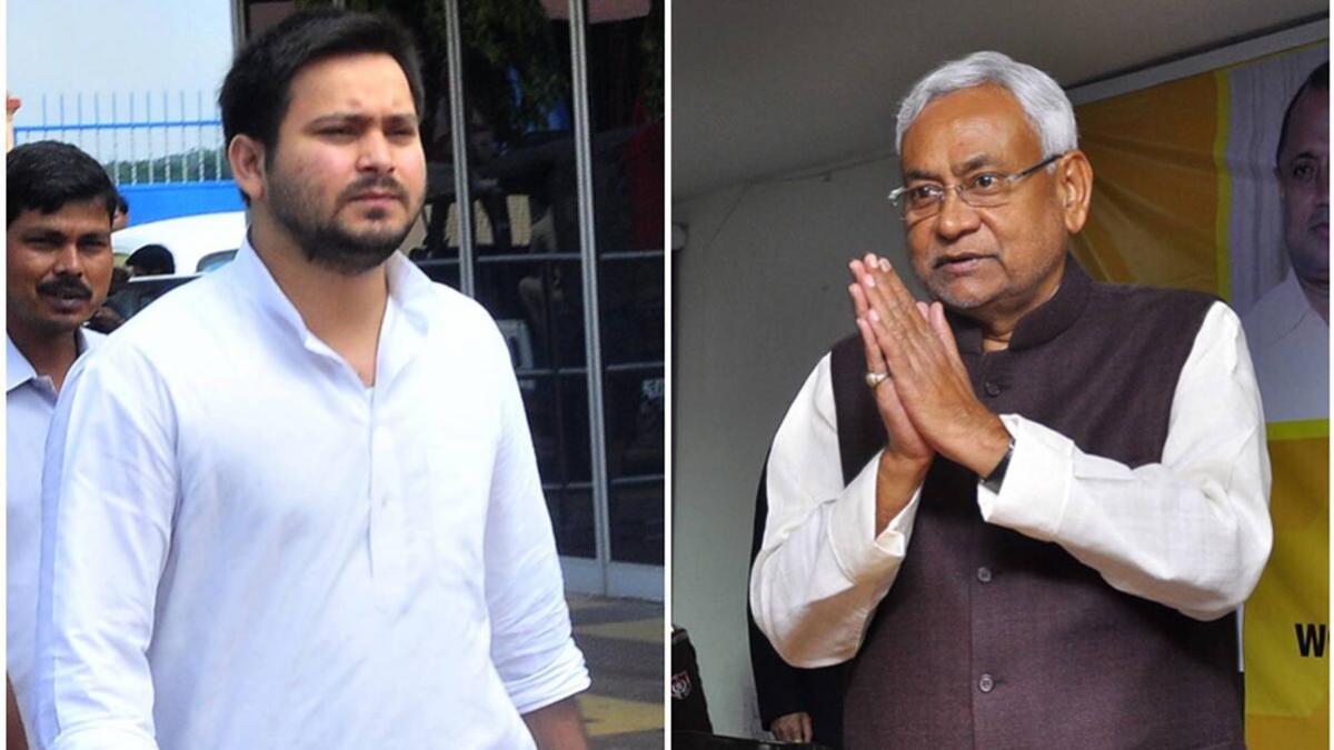 तेजस्वी यादव और नीतीश कुमार 