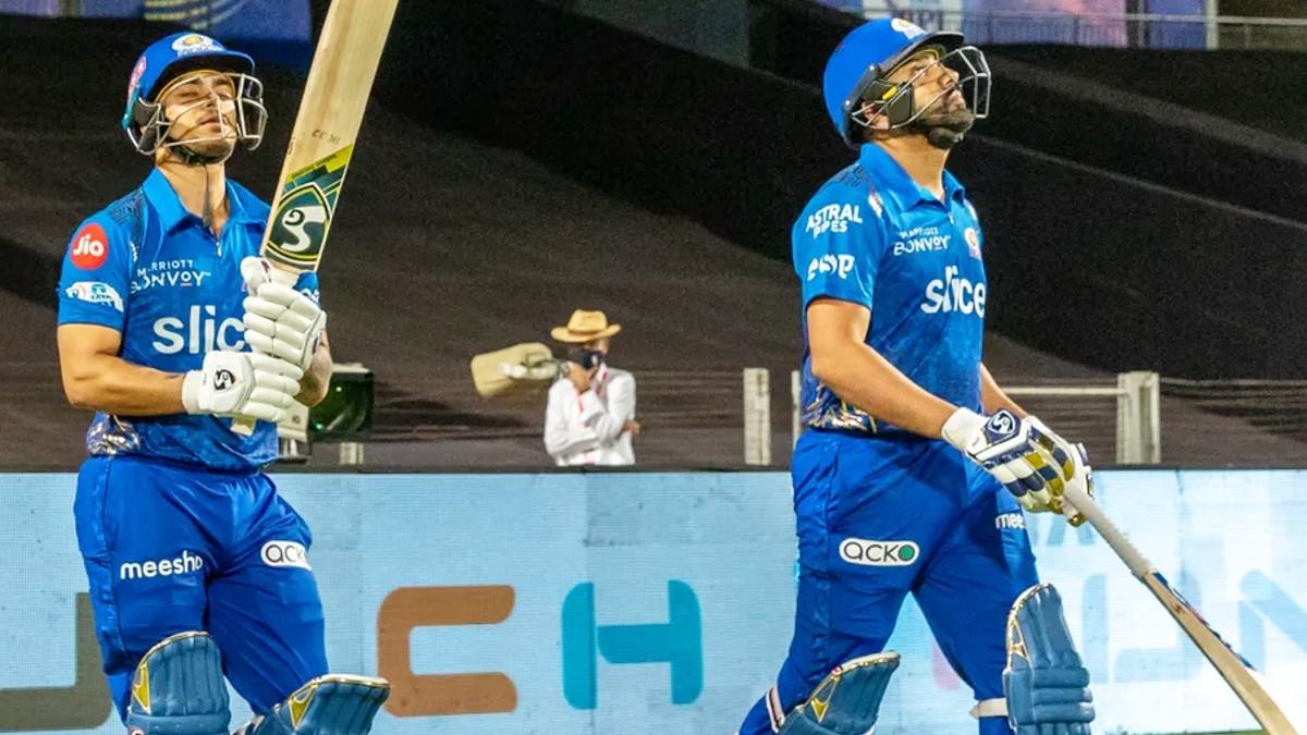 Ishan Kishan and Rohit Sharma (@IPL) 