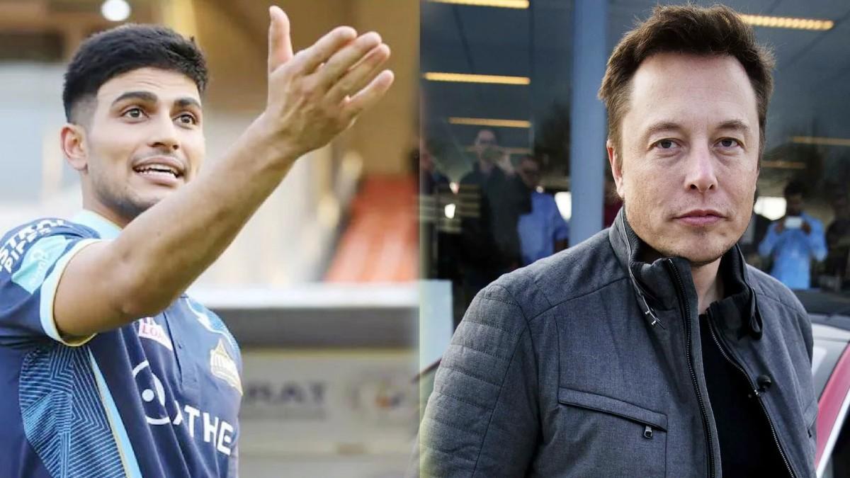 Shubman Gill and Elon Musk (Twitter)