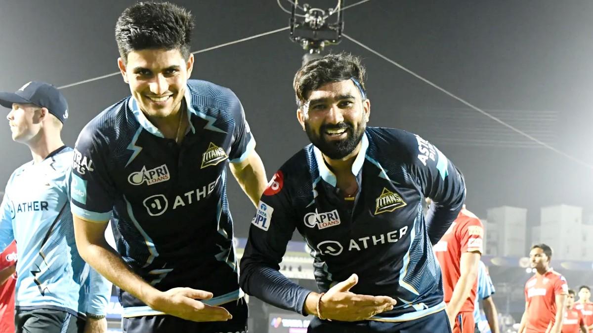 Shubman Gill and Rahul Tewatia (@IPL)