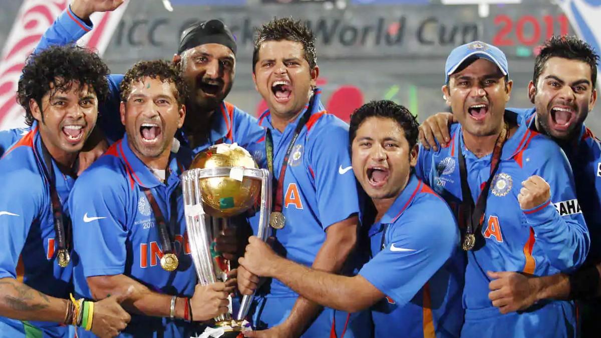 Team India win World Cup 2011 (Twitter)