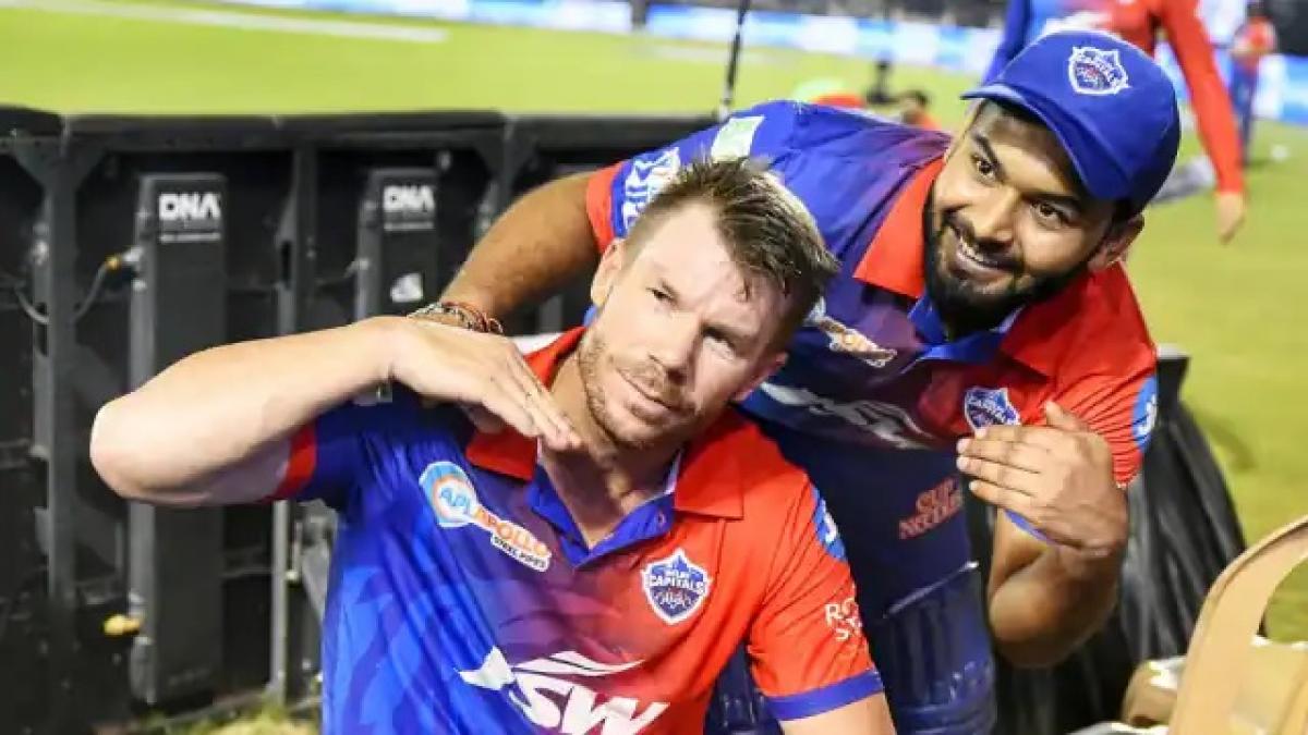 David Warner and Rishabh Pant