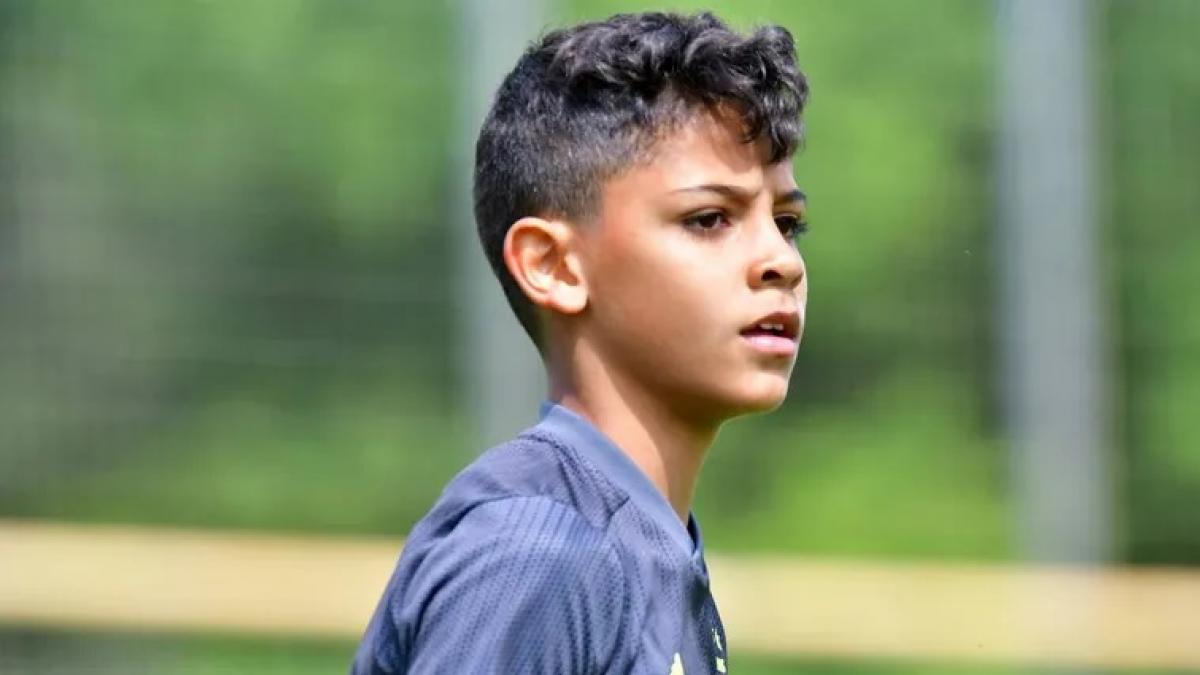 Cristiano Ronaldo's eldest son Cristiano Ronaldo Jr