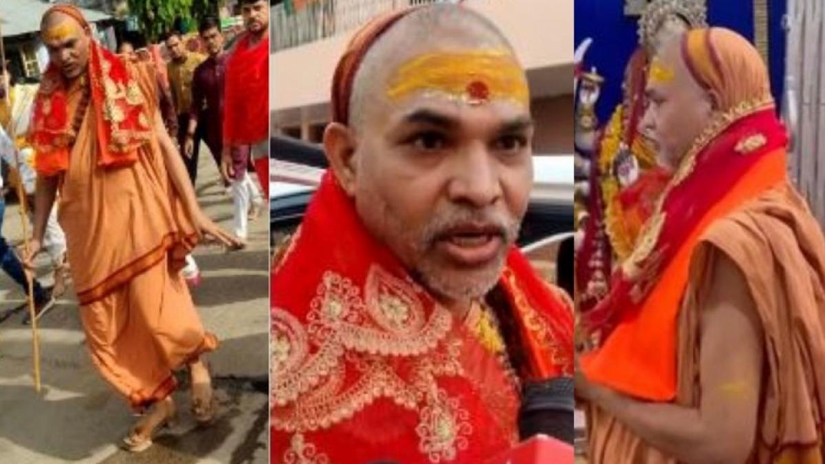 मंदिर में साईं की तस्वीर देखकर भड़के अविमुक्तेश्वरानंद