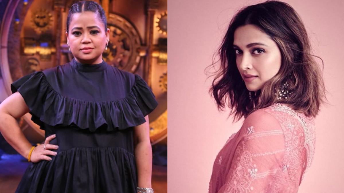 जब थंगाबली बनीं Bharti Singh को Shah Rukh Khan ने किया चैलेंज, अवॉर्ड शो में Deepika Padukone को गोद में उठाया, फिर...