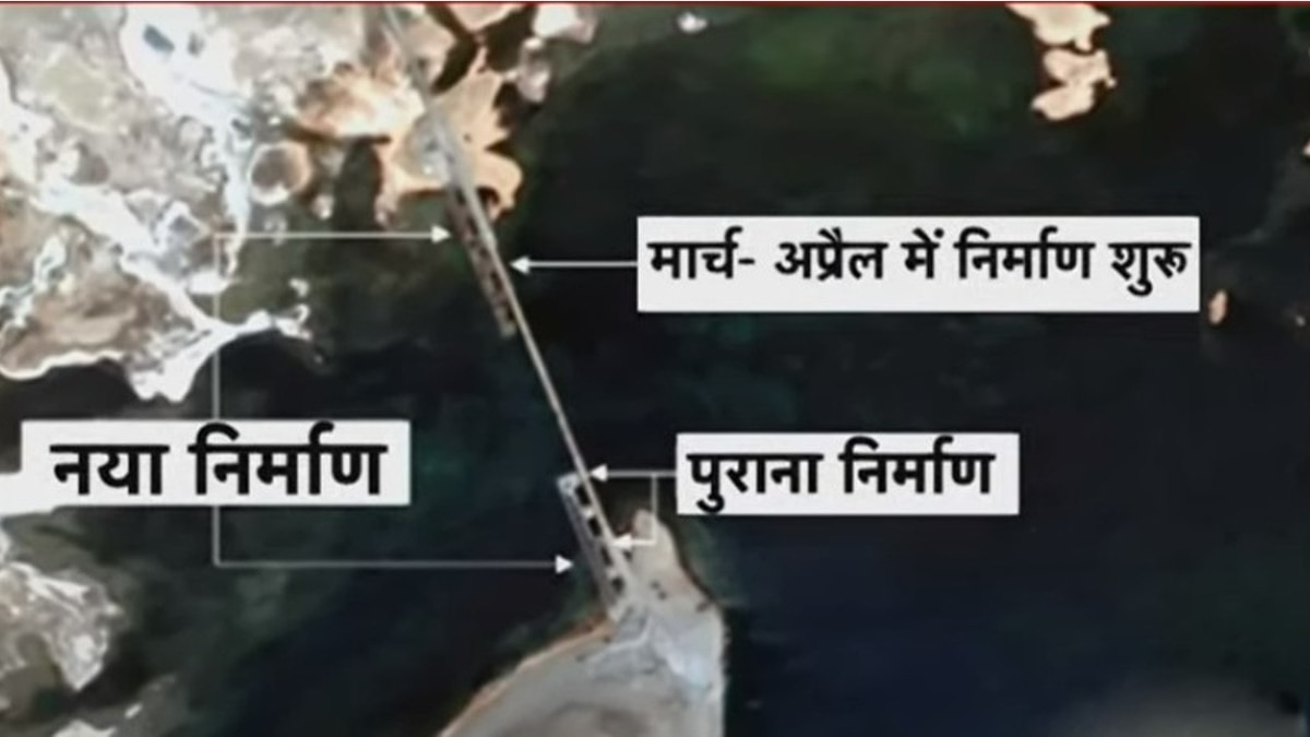इसी साल जनवरी में चीन ने पेंगॉन्ग झील पर पुल का निर्माण किया था. 