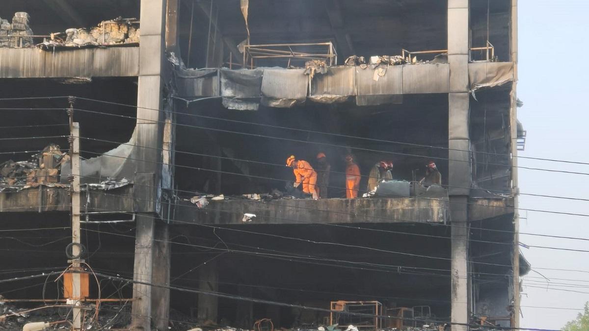Delhi Mundka fire incident 