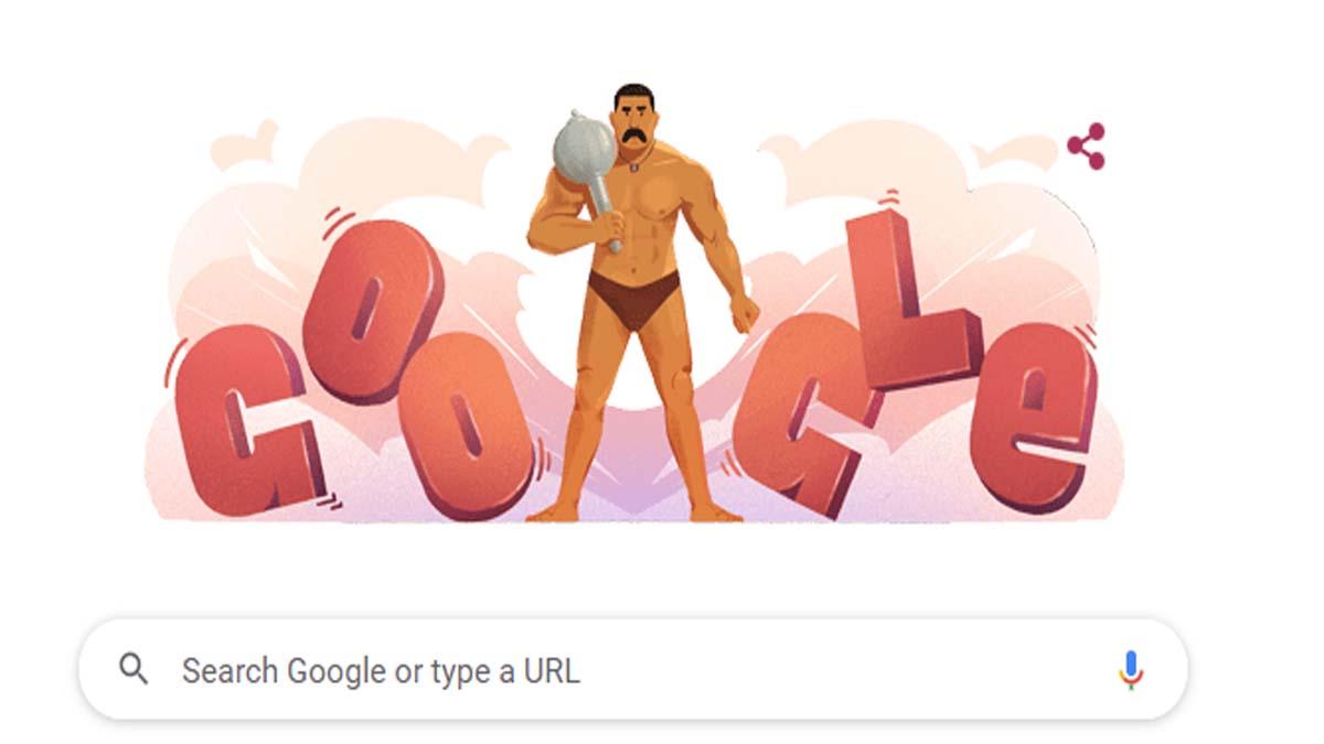 Gama Pehlwan Birth Anniversary Today 22 May 2022 Google Doodle