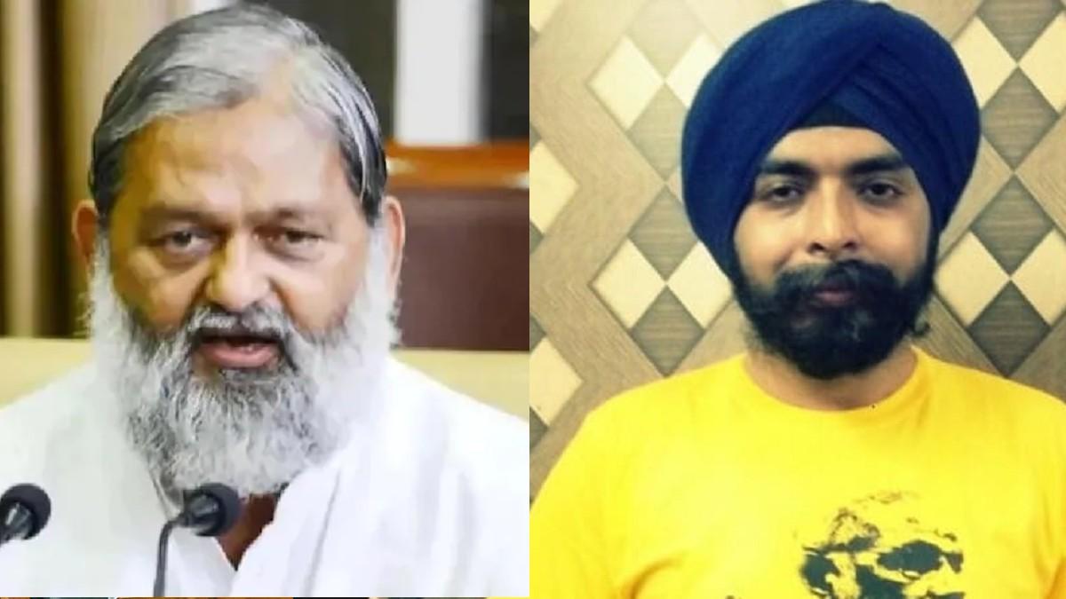 हरियाणा के मंत्री अनिल विज और तेजिंदर बग्गा (फाइल फोटो)