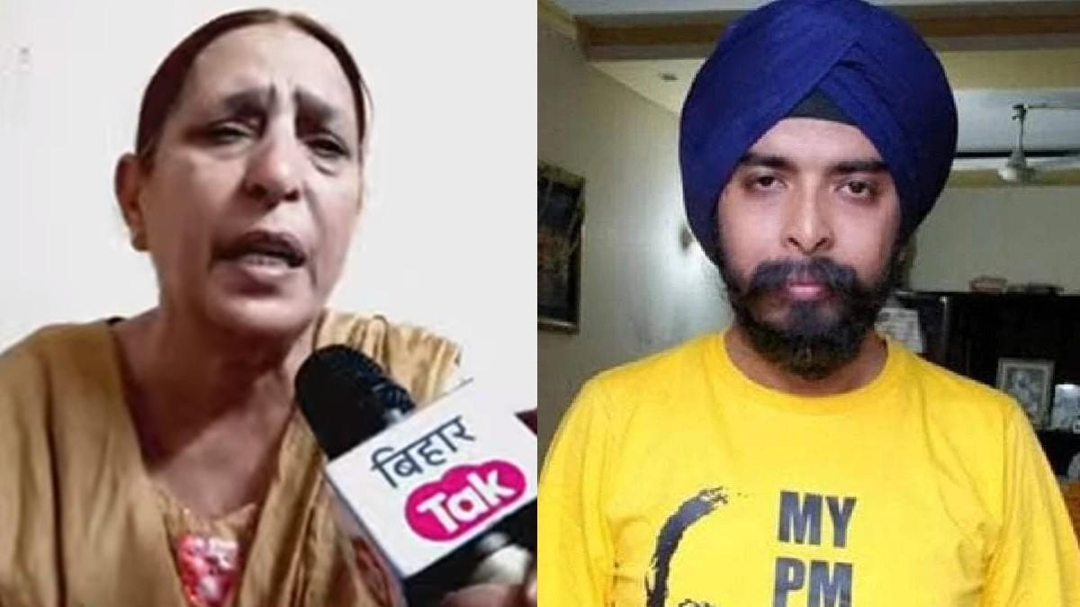 आजतक को जानकारी देतीं तेजिंदर बग्गा की मां. 